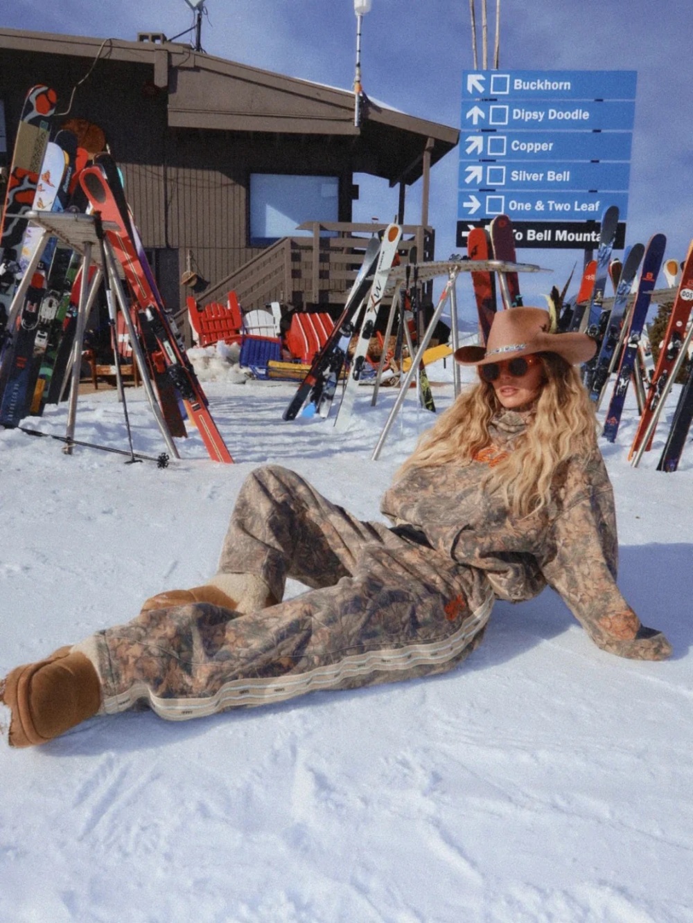 Sabbi Name Yourself Tree Camo Barrel Leg Trackpants